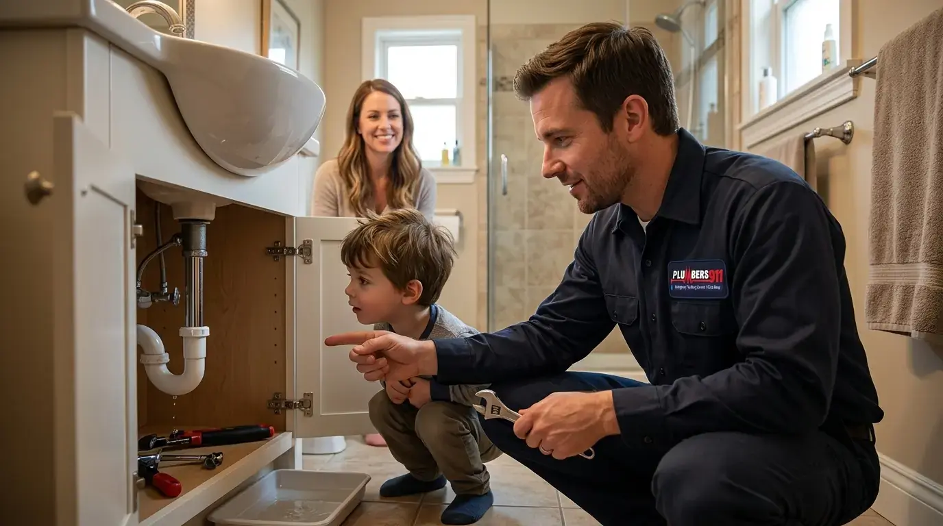 Licensed plumber at work in Gurnee, IL